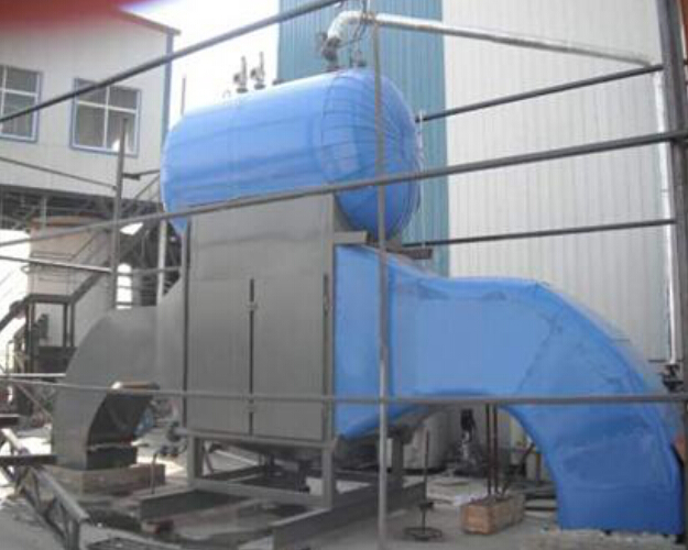 Waste heat steam generator for horse shoe kiln