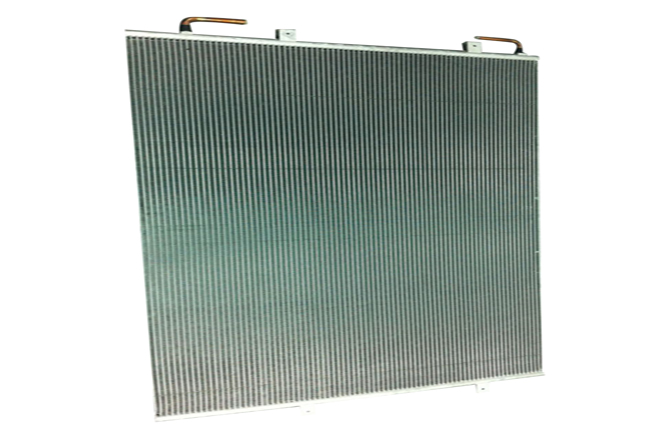 Microchannel Tube Multilouver Fin Heat Exchanger