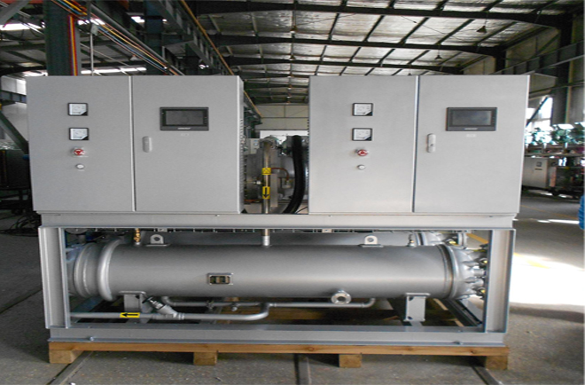Marine water cooled water chiller