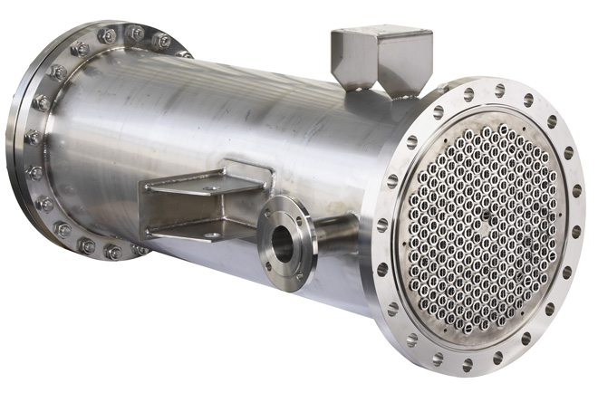 shell & tube water cooled condenser