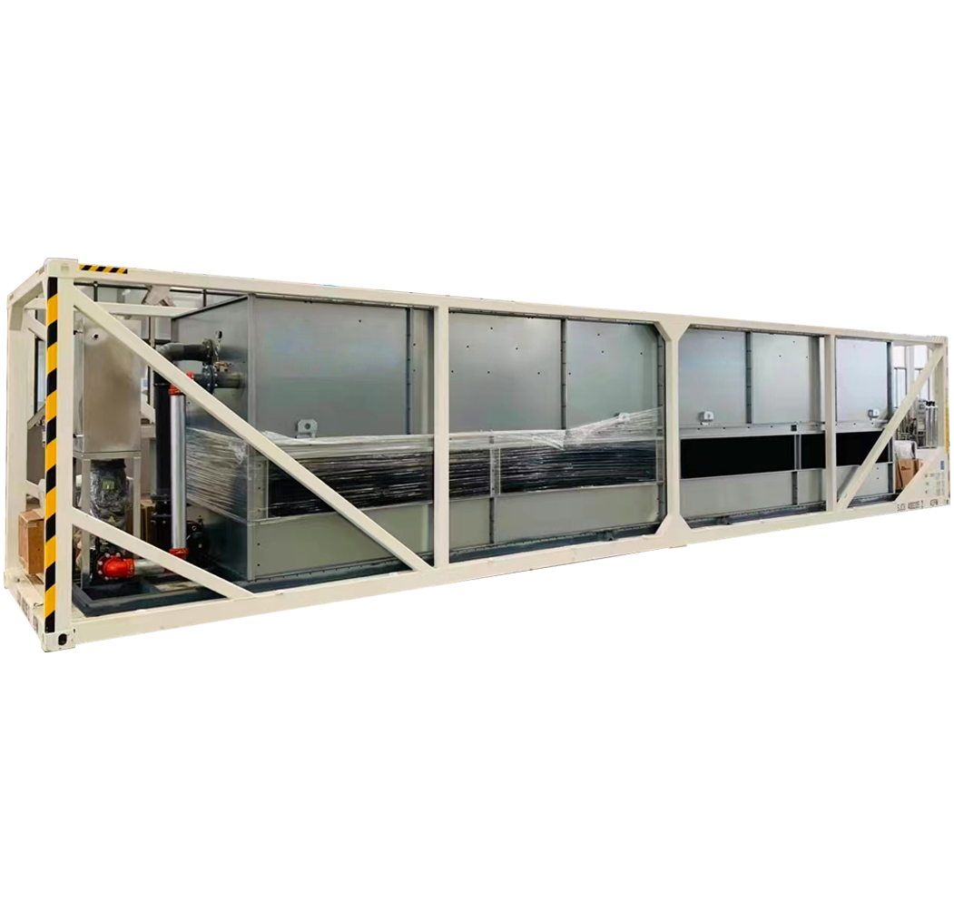 Data Center Container Dry and Wet Cooling Tower