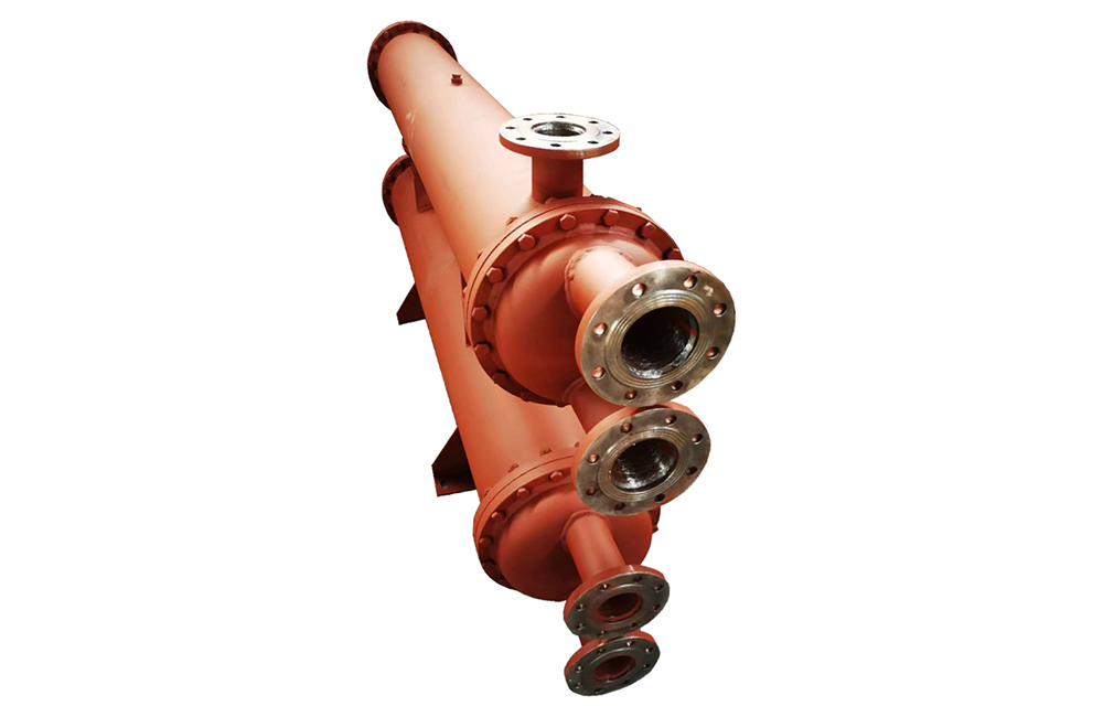 Tube and Shell Heat Exchanger Red Coating